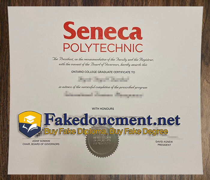 purchase realistic Seneca Polytechnic diploma