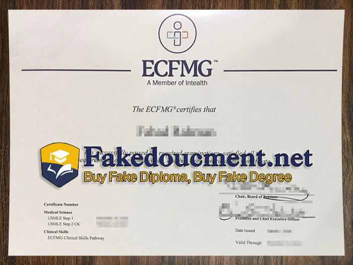 purchase realistic ECFMG Clinical Skills Pathway certificate