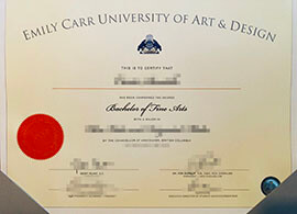 purchase realistic Emily Carr University of Art & Design degree