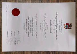 purchase realistic Royal College of Anaesthetists certificate