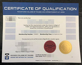purchase realistic Certificate of Qualification Canada