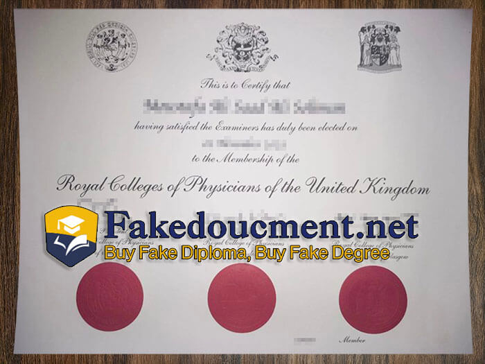 purchase realistic Royal College of Physicians of the United Kingdom certificate