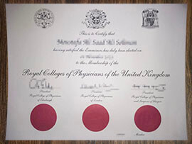 purchase realistic Royal College of Physicians of the United Kingdom certificate