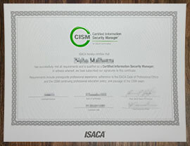 purchase realistic Certified Information Security Manager certificate