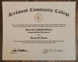 purchase realistic Kirkwood Community College degree