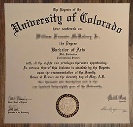 purchase realistic University of Colorado degree