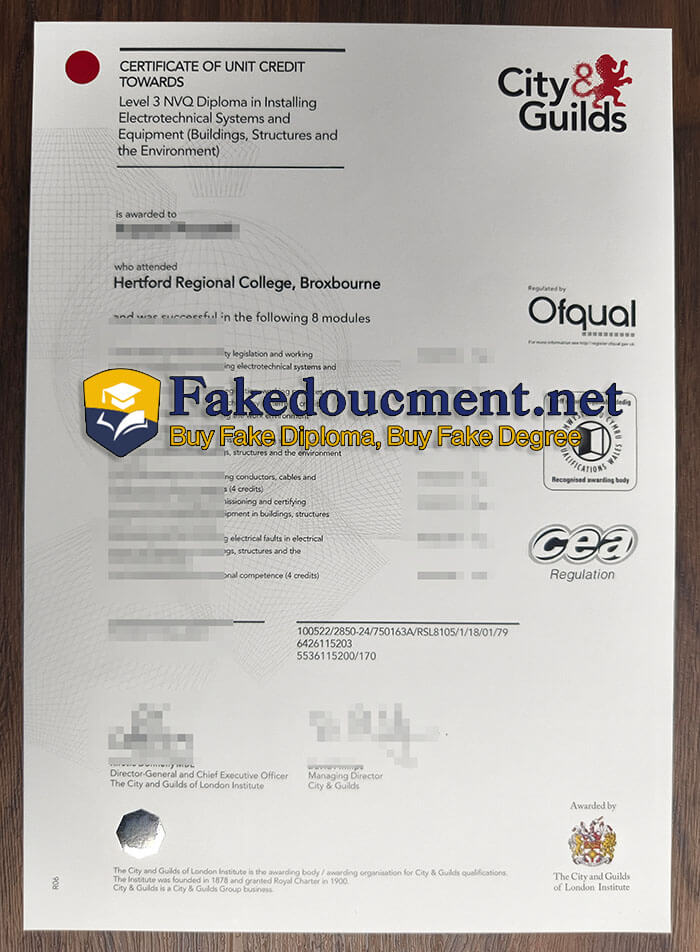 purchase realistic City & Guilds Level 3 NVQ diploma