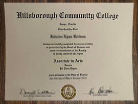 purchase realistic Hillsborough Community College degree