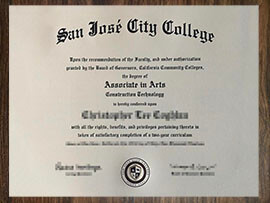purchase realistic San Jose City College degree