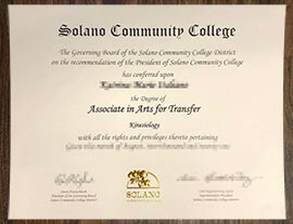 purchase realistic Solano Community College degree