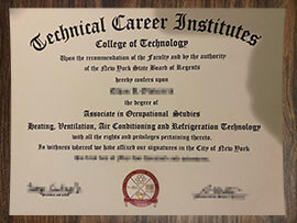 purchase realistic Technical Career Institutes degree