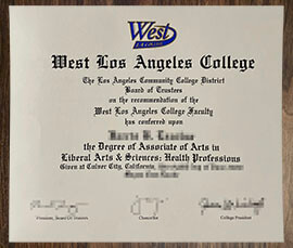 purchase realistic West Los Angeles College degree