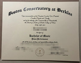 purchase realistic Boston Conservatory at Berklee degree