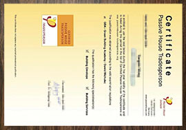 purchase realistic Certificate Passive House Tradesperson