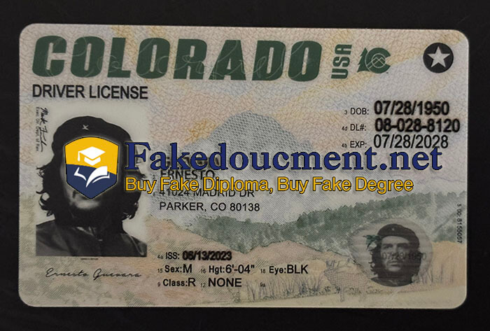 purchase realistic Colorado Driver License