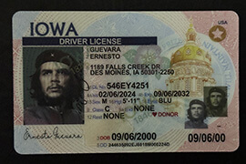 purchase realistic Iowa Driver License