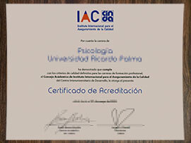 purchase realistic Instituto Internacional Para el Aseguramiento de la Calidad certificate