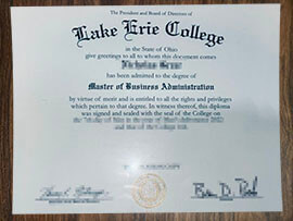 purchase realistic Lake Erie College degree