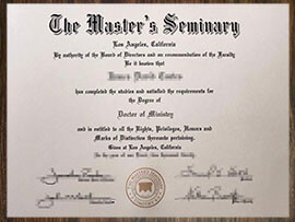 purchase realistic Master's Seminary degree