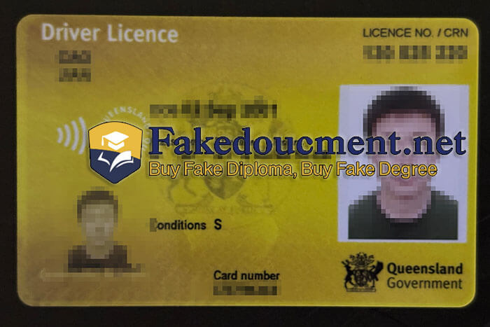 purchase realistic Queensland Driver Licence