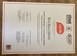purchase realistic CPCAB Level 3 Certificate