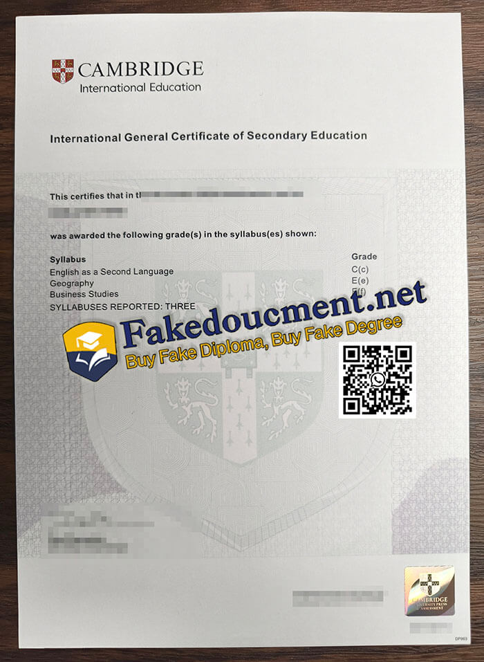 purchase realistic Cambridge IGCSE