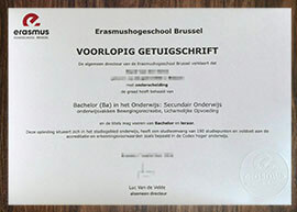 purchase realistic Erasmushogeschool Brussel degree