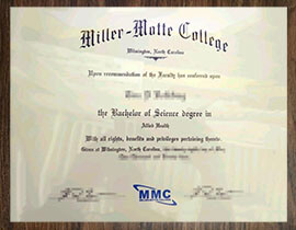 purchase realistic Miller Motte College degree