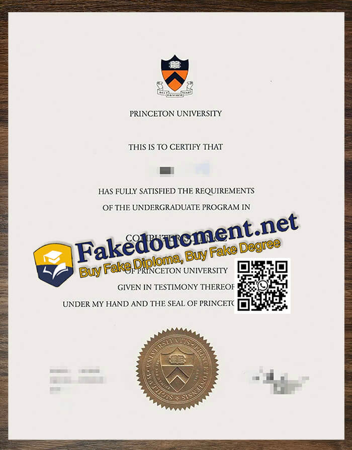 purchase realistic Princeton University diploma