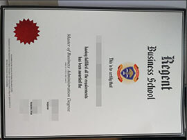 purchase realistic Regent Business School degree