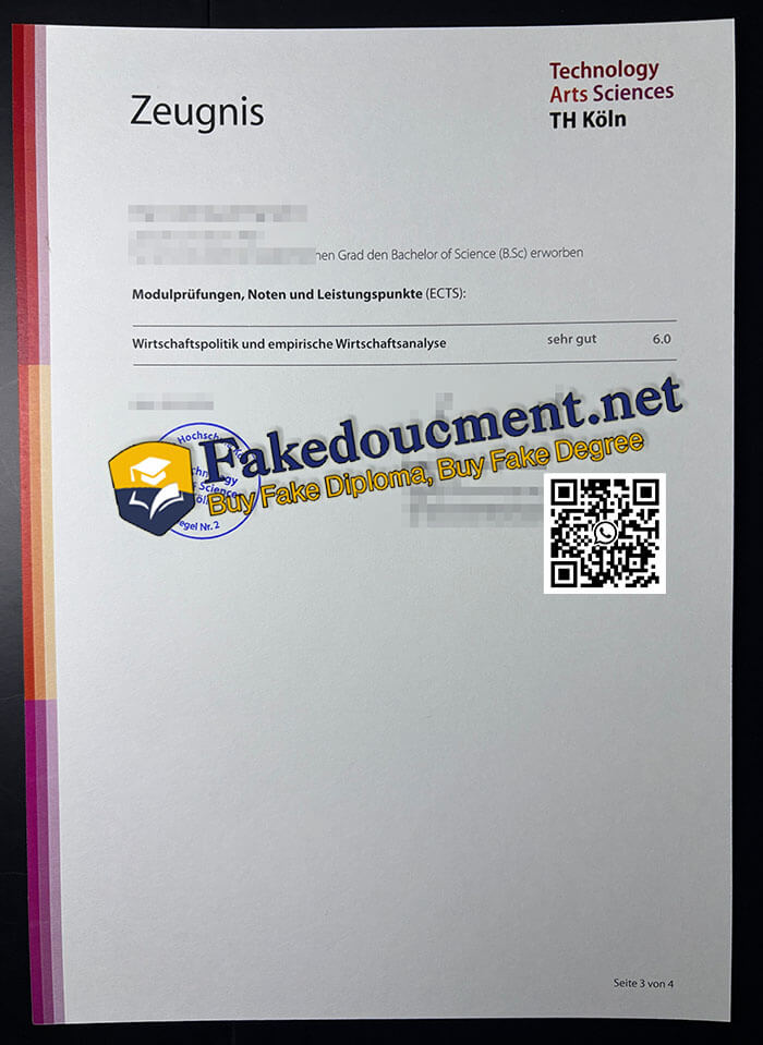 purchase realistic Technology Arts Sciences TH Koln diploma