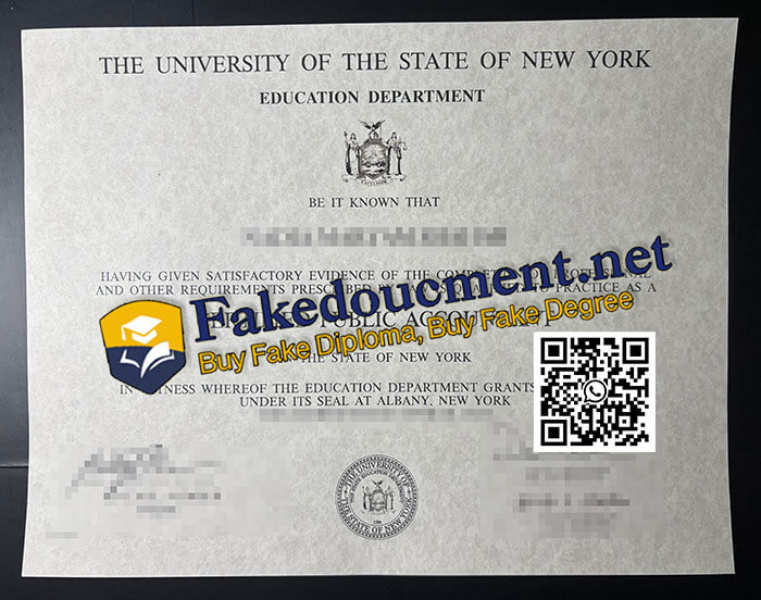 purchase realistic USNY CPA certificate