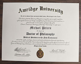 purchase realistic Amridge University degree