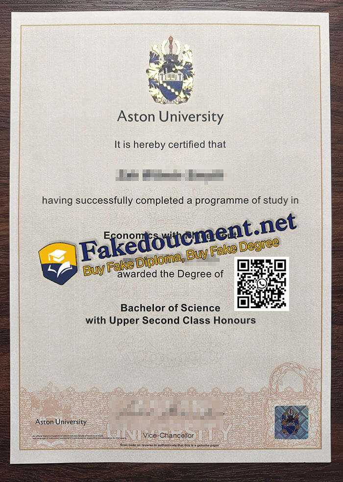 purchase realistic Aston University diploma