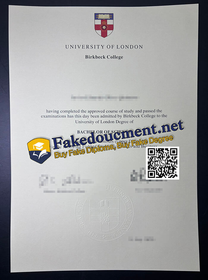 purchase realistic Birkbeck University of London diploma
