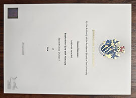 purchase realistic Birmingham City University degree