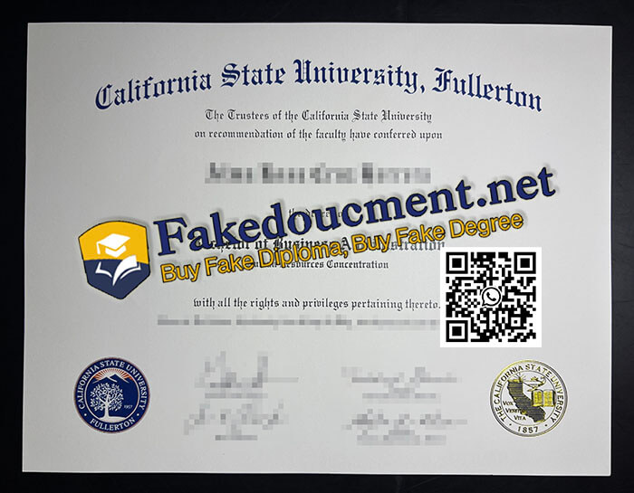 purchase realistic Cal State Fullerton diploma