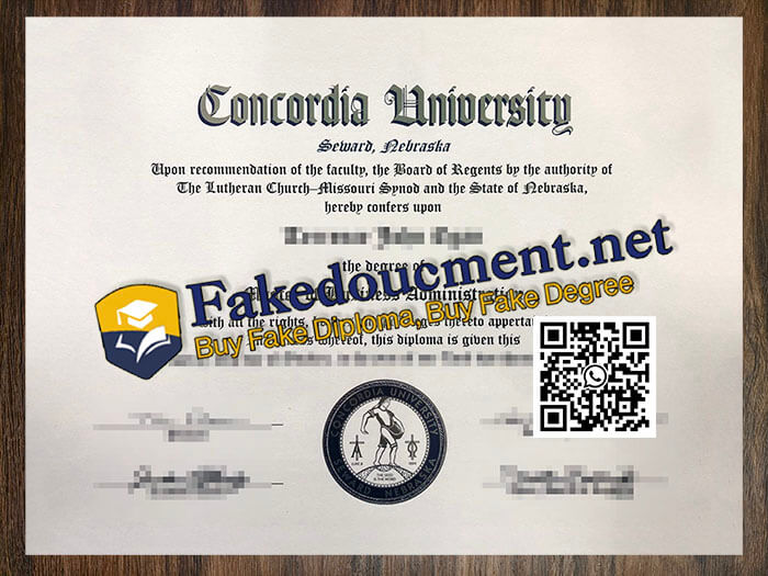 purchase realistic Concordia University Nebraska diploma