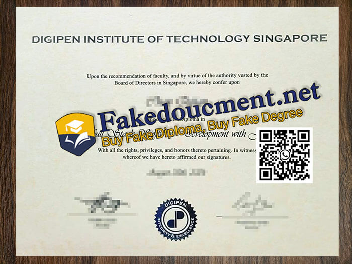 purchase realistic Digipen Institute of Technology Singapore diploma