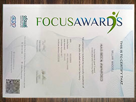 purchase realistic Focus Awards Level 3 certificate