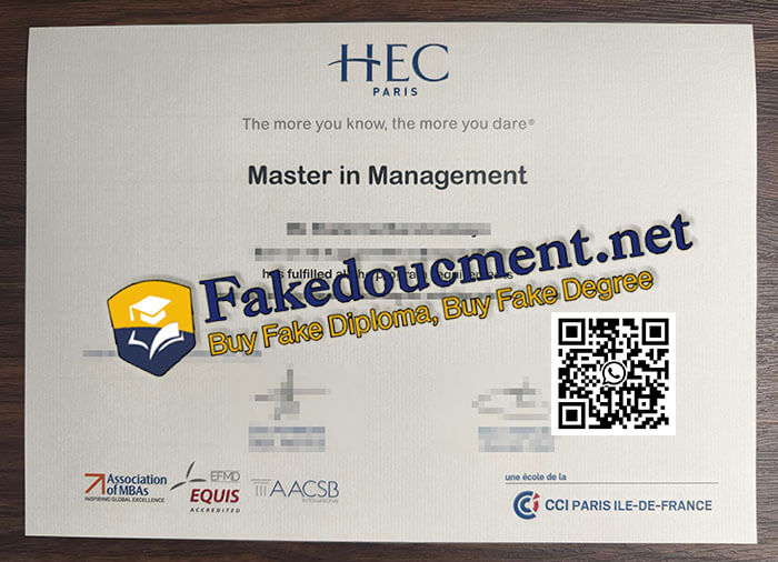purchase realistic HEC Paris diploma