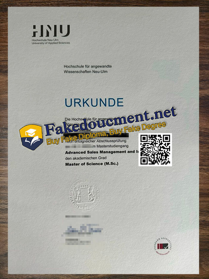 purchase realistic Hochschule Neu-Ulm diploma