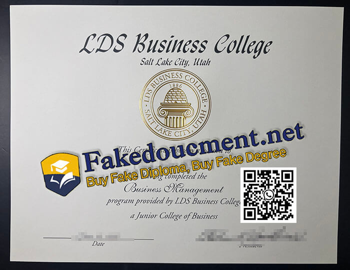 purchase realsitic LDS Business College diploma