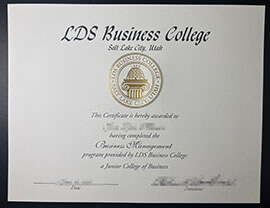 purchase realistic LDS Business College degree