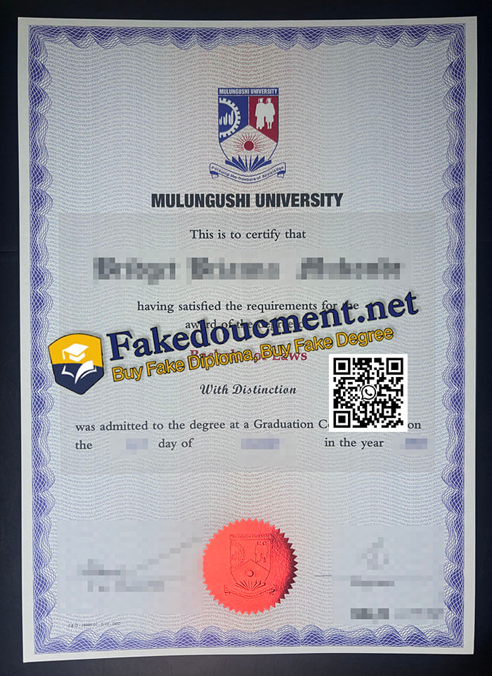 purchase realistic Mulungushi University diploma