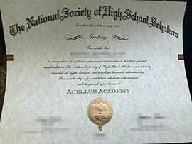 purchase realistic National Society of High School Scholars degree