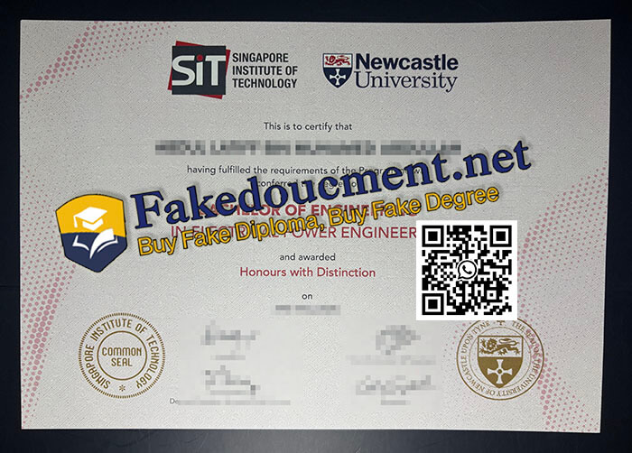 purchase realistic Newcastle University Singapore Institute of Technology diploma