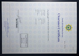 purchase realistic South African Police Service Clearance Certificate