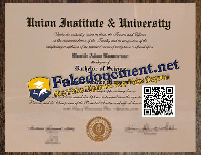 purchase realistic Union Institute & University diploma