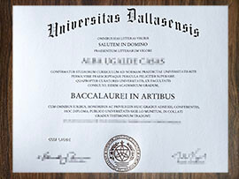 purchase realistic Universitas Dallasensis degree